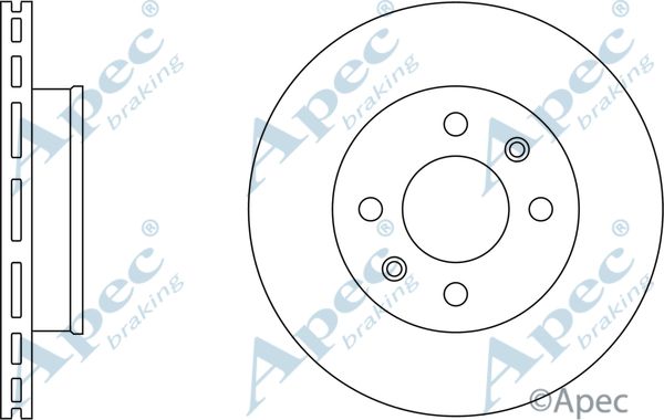 APEC BRAKING Jarrulevy DSK2271